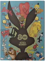 Последние твиты от bucks bunny (@sail0rbuck). Leinwand Poster Bilder Looney Tunes Bugs Bunny Crazy Saturday Morning Cartoons Wanddekorationen Europosters