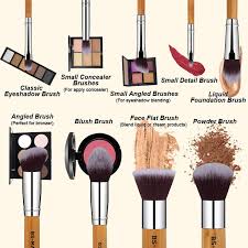 bs mall makeup brush 11pcs bamboo