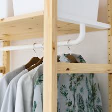 Ikea komplement pull out clothes rail dark gray 29 1/2 x 13 3/4 $23.66 new. Ivar Shelving Unit With Clothes Rail Ikea