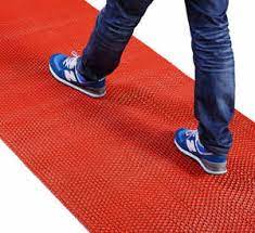 aluminium floor mat zig zag mat from