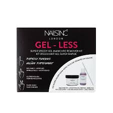 nails inc gel less remover kit incl