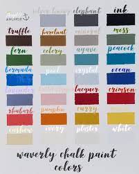 Waverly Chalk Paint Colors Chalk