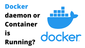 how to check whether the docker daemon