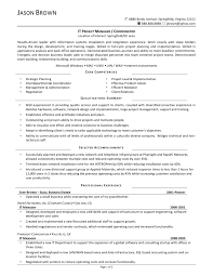 Sample Resume Of Project Coordinator
