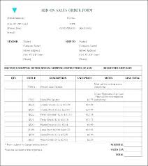 Sample Product Order Form Template Skincense Co