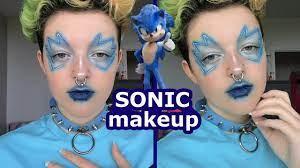 sonic the hedgehog inspired makeup