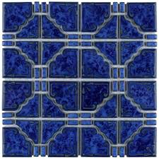 somertile fkomb44 lunar cloud porcelain floor and wall tile 11 75 inch x 11 75 inch blue