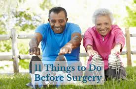 11 things to do before surgery