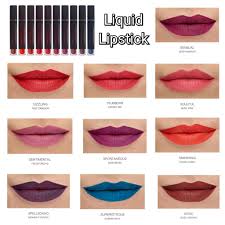 Splash Liquid Lipstick Color Chart Younique Splash Liquid