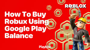 robux using google play balance