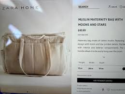 zara home maternity bag baby wipe