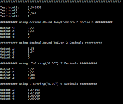 round to x decimal places in c and vb net