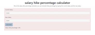 hike percene calculator tutorials