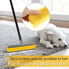 pet hair broom rubber broom carpet rake
