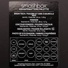 smashbox shapematters palette review