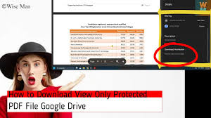 protected pdf file google drive