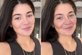 kylie jenner uses aging filter to show