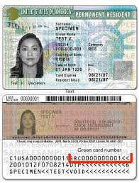 The less than symbols are there simply as space holders. What Is The Green Card Number And Where Can You Find It