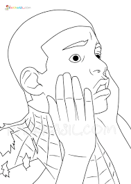 Miles morales coloring pages young spider man. Marvel Coloring Pages 110 Pictures Free Printable