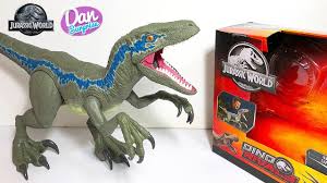 I don't control the raptors, it's a relationship. New Super Colossal Velociraptor Blue Unboxing Jurassic World Dinosaur Toy Action Figure Youtube