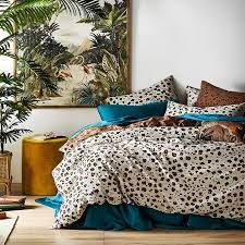 leopard print bedding and decor