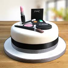 mac makeup theme cake cake waala