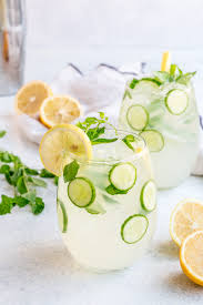 With the summer heat, you want summer vodka drinks. Cucumber Cocktail With Lemonade And Vodka The Clean Eating Couple