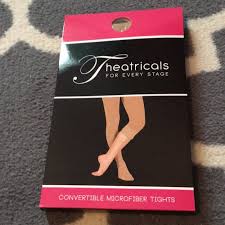 Theatricals Convertible Nude Tights Nwt