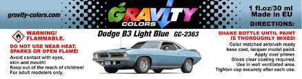Dodge B3 Light Blue Gravity Colors