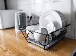 clean and sanitize your kitchen drying rack