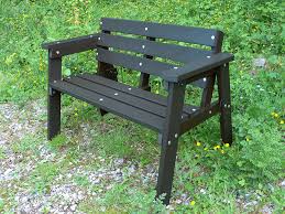 Recycled Plastic 2 Seater Garden Bench