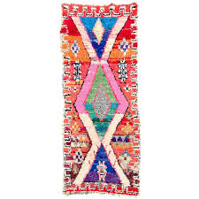 multicolor boucherouite berber carpet