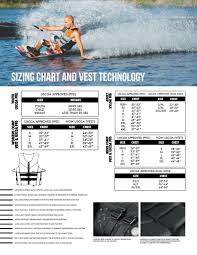 Pfd Size Chart Jetpilot Personal Flotation Device Sizing