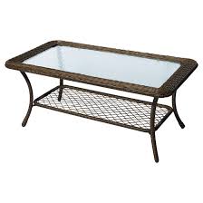Brown Patio Coffee Table Lg H8203 Ct