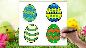 Pisanka - Jak narysować Jajko Wielkanocne - Rysowanie dla dzieci krok po  kroku - YouTube