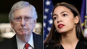 Find the perfect mitch mcconnell stock photos and editorial news pictures from getty images. Aoc Calls Out Mitch Mcconnell For Photo Showing Young Men With Cardboard Cutout Of Her Face