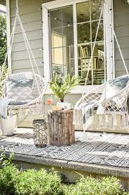 Boho Porch Swings Reveal Small Front