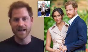 The duke of sussex watched on as young ballerinas performed their dance routines at the ymca in south ealing. Prince Harry Praises Young Brits For Surviving But Also For Thriving In Video Message From La Home Daily Mail Online