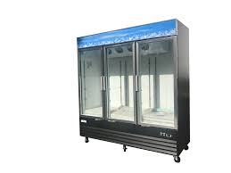 53 Cu Ft 3 Glass Door Commercial Cooler