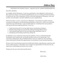 Marketing Cover Letter Example Brand Manager Cover Letter Example
