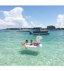 The outskirts are deeper as you get closer to open water, but many areas are shallow enough that you can easily walk through the water. Explore Crab Island Dockside Watersports