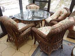 Lane Wicker Patio Set With Cushions For