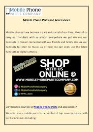 Mobile phone accessory manufacturer & suppliers. Mobile Phone Parts And Accessories