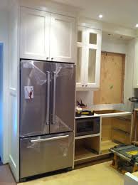 We're getting ikea cabinets and the standard cabinets to go over a fridge are generally 24 deep. Photo5 2 Jpg Photo By Cb550f Photobucket Kitchen Kitchen Cabinet Remodel Refrigerator Cabinet