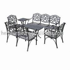 Cushions, textures, plush comfort and fantastic style are delivered with our outdoor dining furniture. Deep Seating Cast Aluminum Patio Furniture Set Global Sources