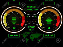 Speedtestgo is a simple speedtest website where you can test the speed of your internet. Internet Connection Speed Test Gauges Download And Upload With World Map For Server Locations Royalty Free Cliparts Vectors And Stock Illustration Image 28994459