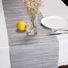 grey table runners outdoor table runner