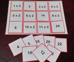 times table matching game learn times