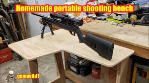 homemade portable shooting bench you