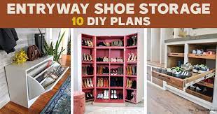 10 Entryway Shoe Storage Ideas Bench